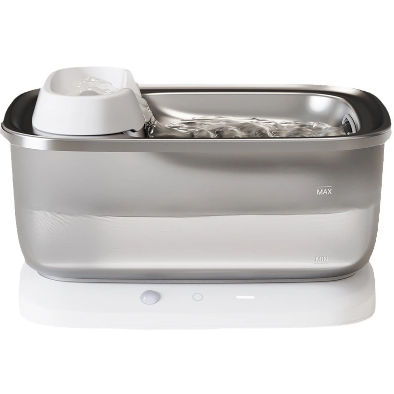 Automatic Pet Water Feeder Drinking Fountain 304 stainless steel Pet Water Dispenser For Cats And Dogs With Filter