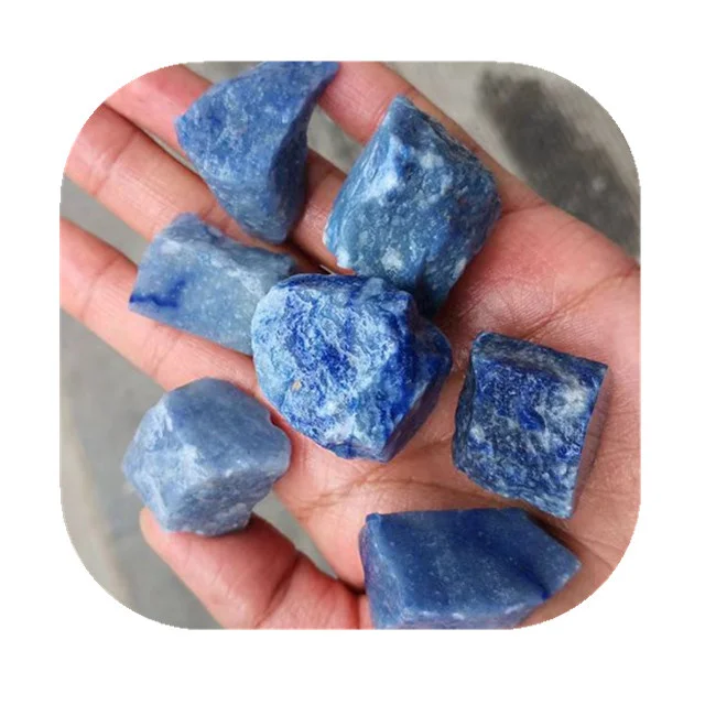 New arrivals crystals minerals rough healing stones natural blue aventurine raw gemstone for buyer