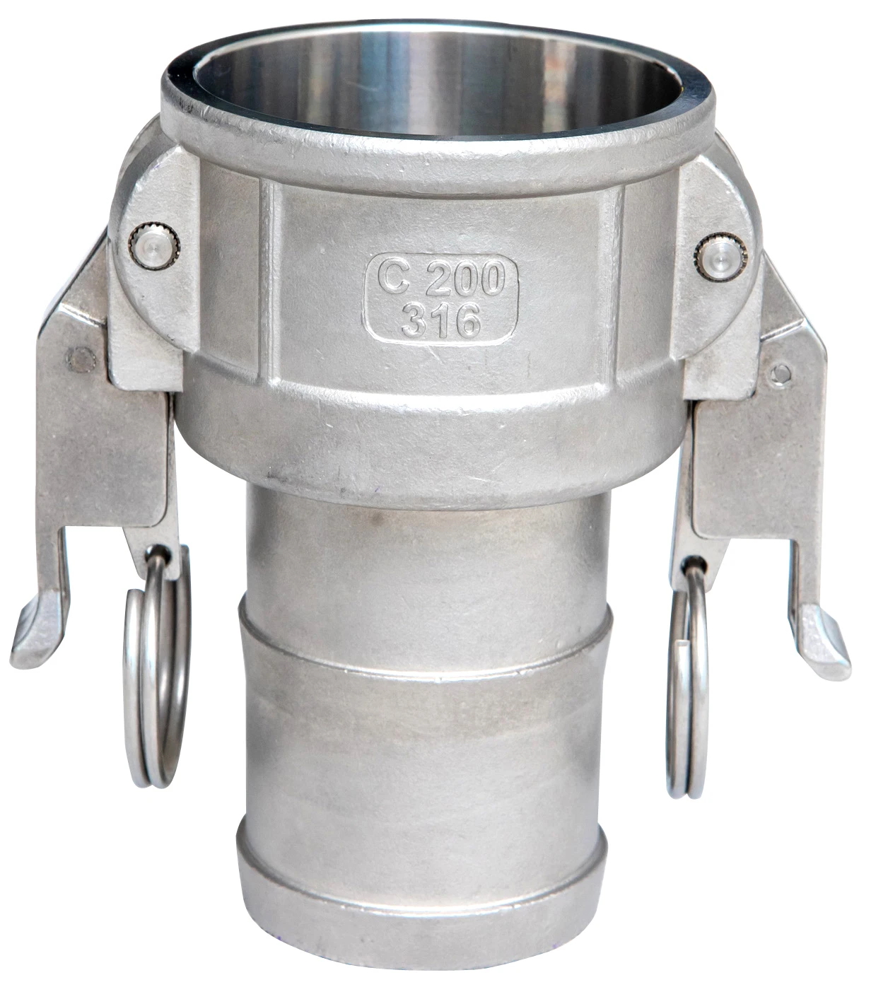 Self-lock type C stainless steel grooved camlocks dn50 female thread connection camlock quick coupling