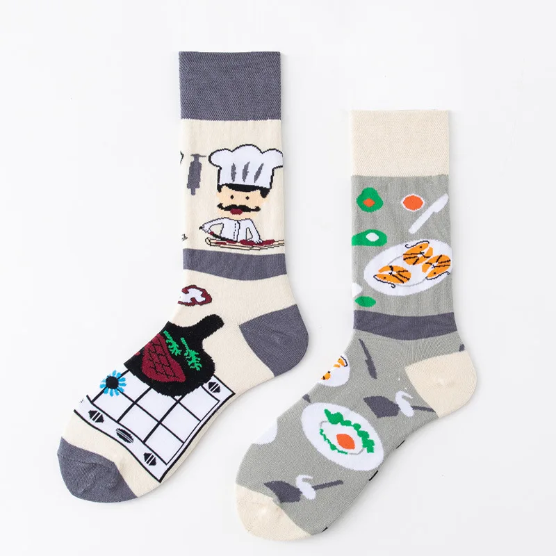 Customize Your Design Socks Crazy Design Fashion AB Mismatch Socks Cute Cartoon Socks