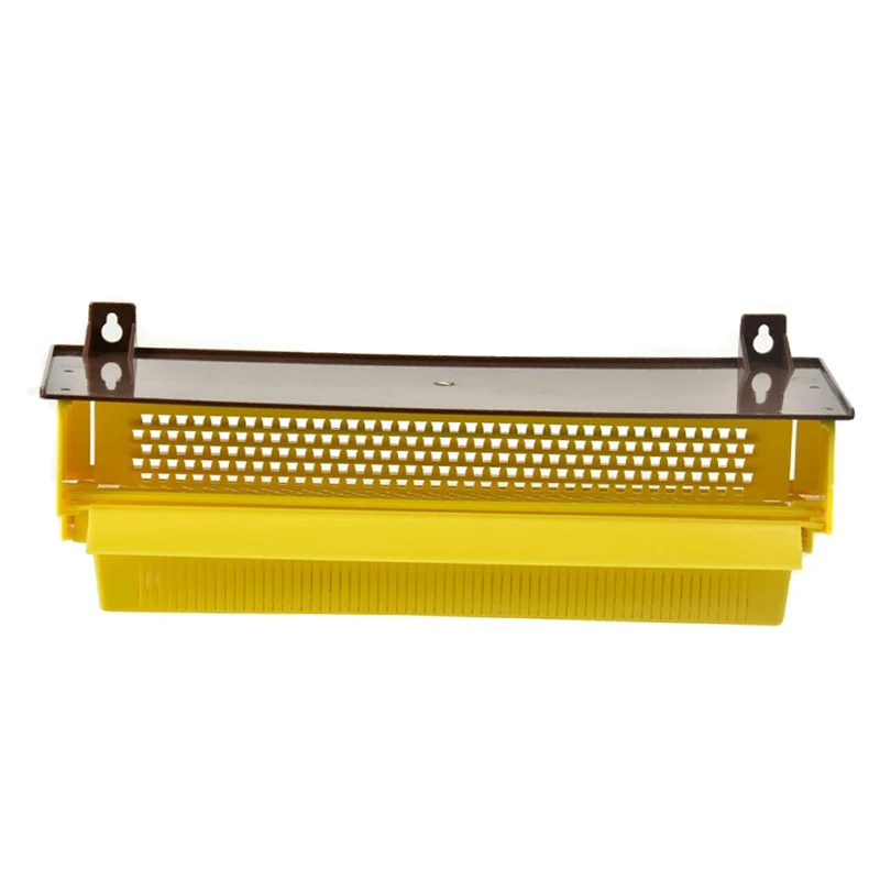 Bee keeping equipment tools Yellow plastic pollen trap removable honeycomb pollen trap