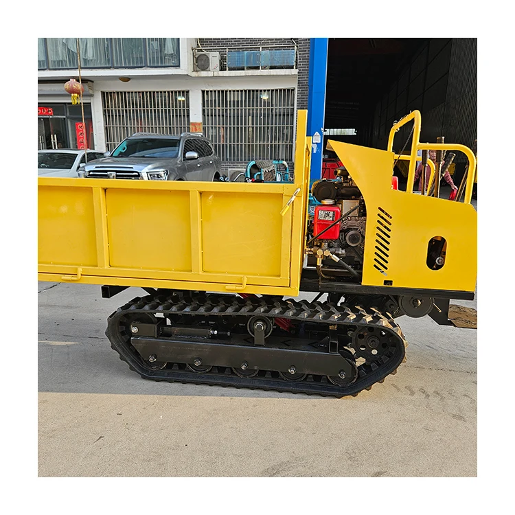 Good agricultural helper: tracked dump truck, easy to transport agricultural products and agricultural supplies!!Load 1500kg