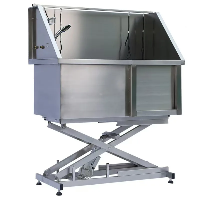 Factory Wholesale Customized multifunction electric stainless steel Pet Spa Bathtub dog grooming bathing tub supplier