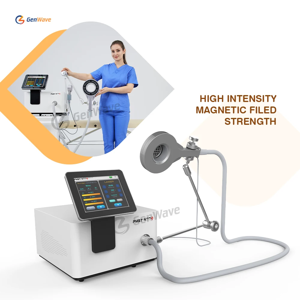 Multifunctional Magnetic Pulse Therapy Cold Laser Therapy Magnets PMST NEO+ For Medical Device