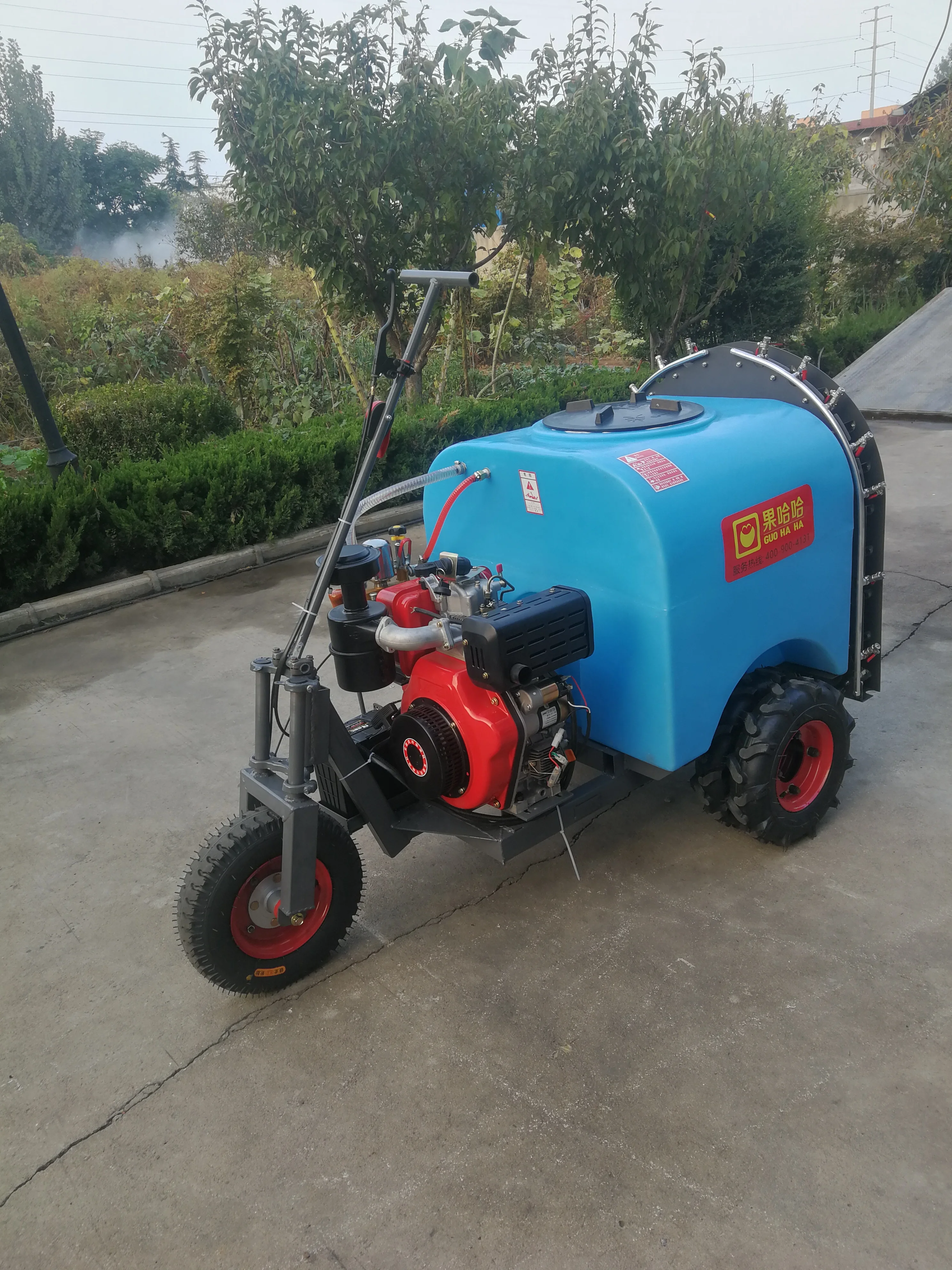 GUOHAHA 300 Liter Power Sprayer on Wheels Orchard Equipment Agricultural High-Pressure Sprayer