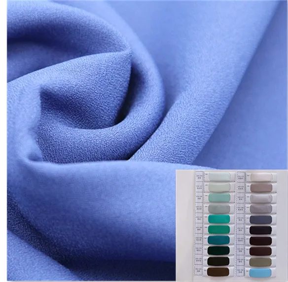 Hot selling 100%polyester  heavy moss crepe chiffon fabric