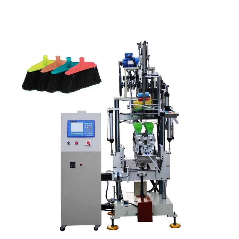 Hot Selling Automatic Broom Brush Tufting Making Machine Broom Yarn Extruder Broom Drilling And Tufting Machine