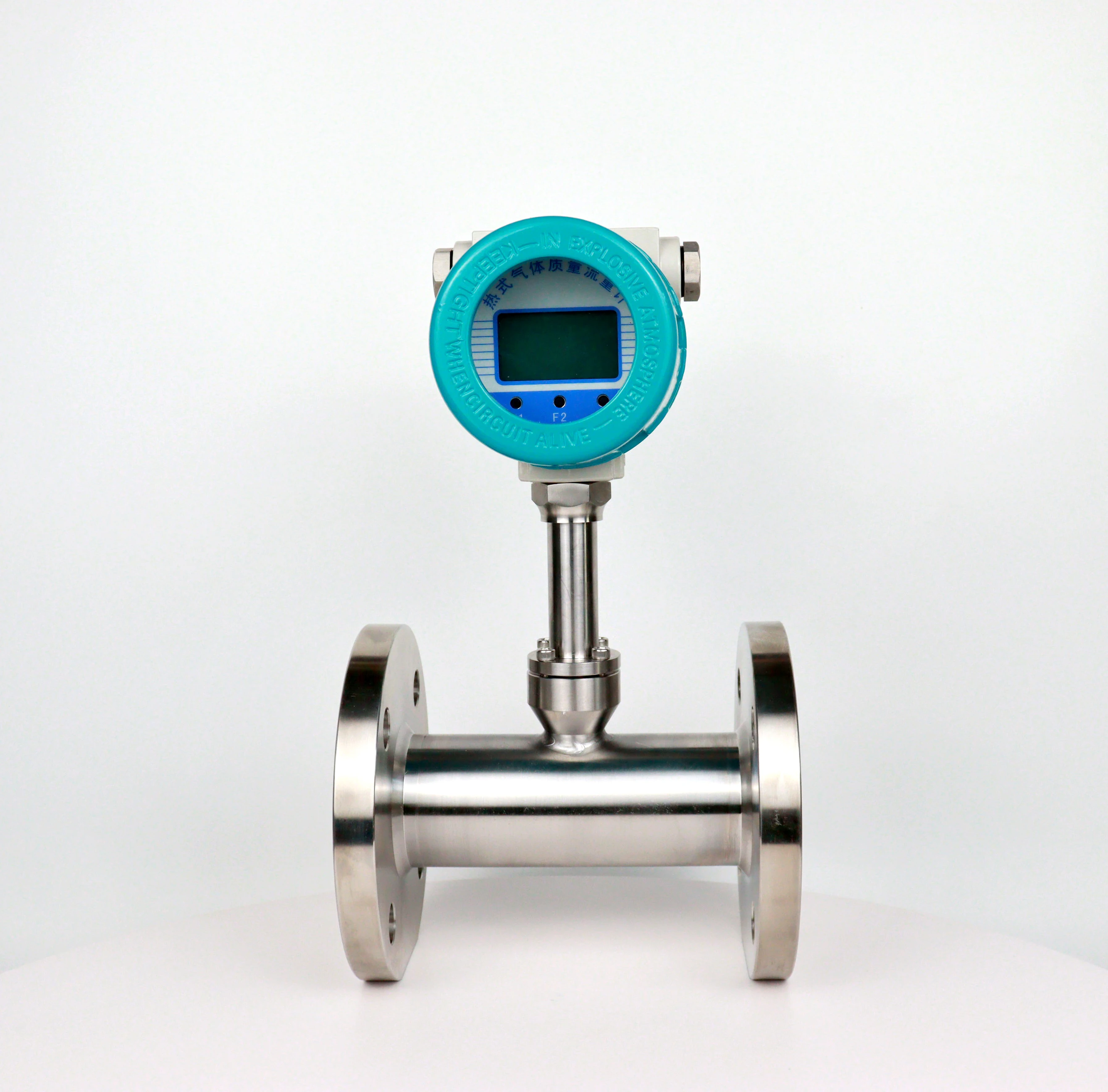 HRLS Integrated series gas mass flowmeter sensor indicator air oxygen thermal gas mass flow meter