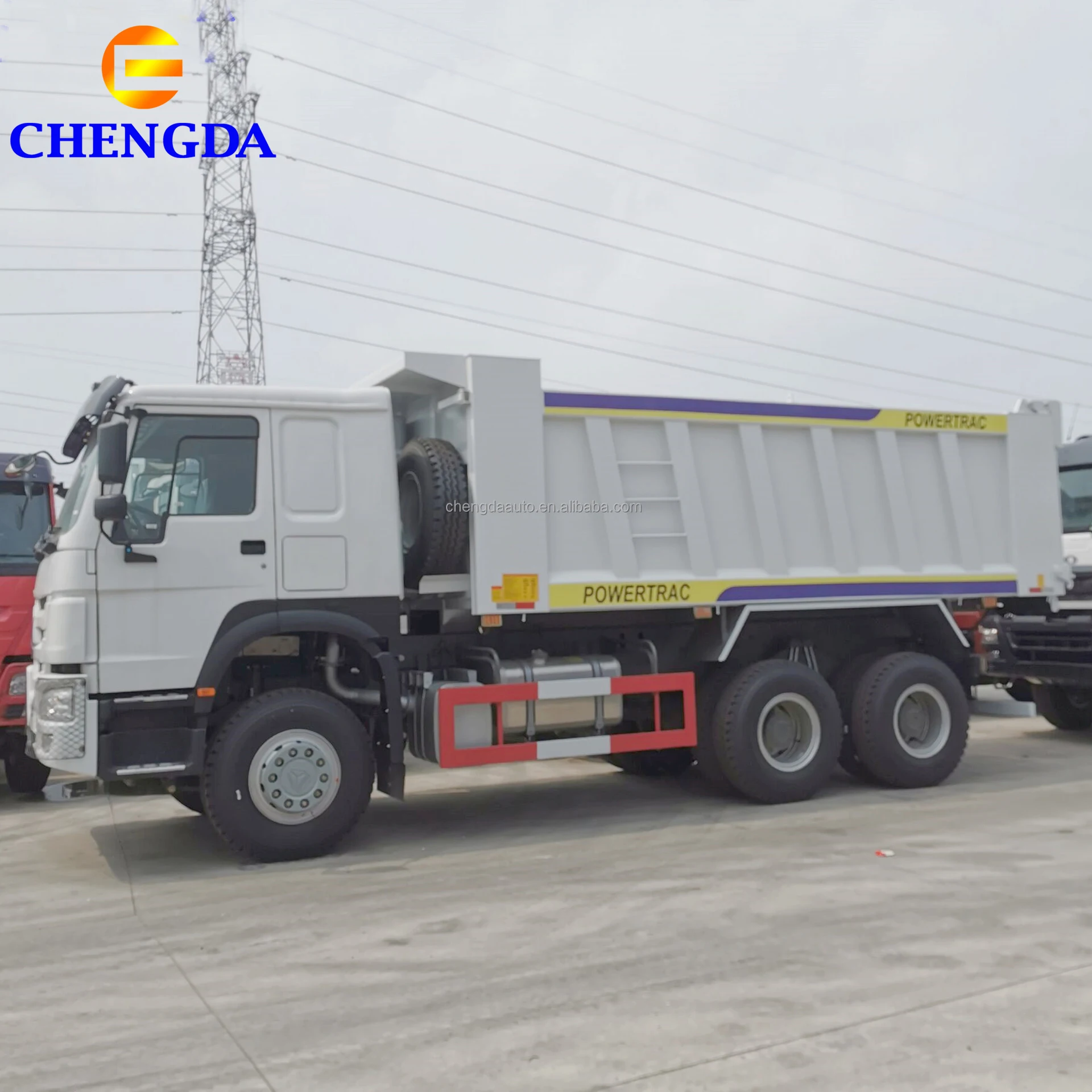 China Second Hand SINOTRUK Truck Heavy Duty Loading Construction Transportation Used Dump Tipper Truck