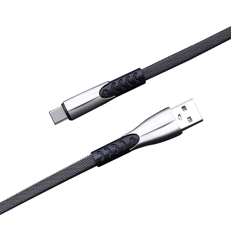 
High Quality Nylon Braided Fast Charger Cable 2M Charging USB Cable Free Shipping 1m Mobile Phone Cable 