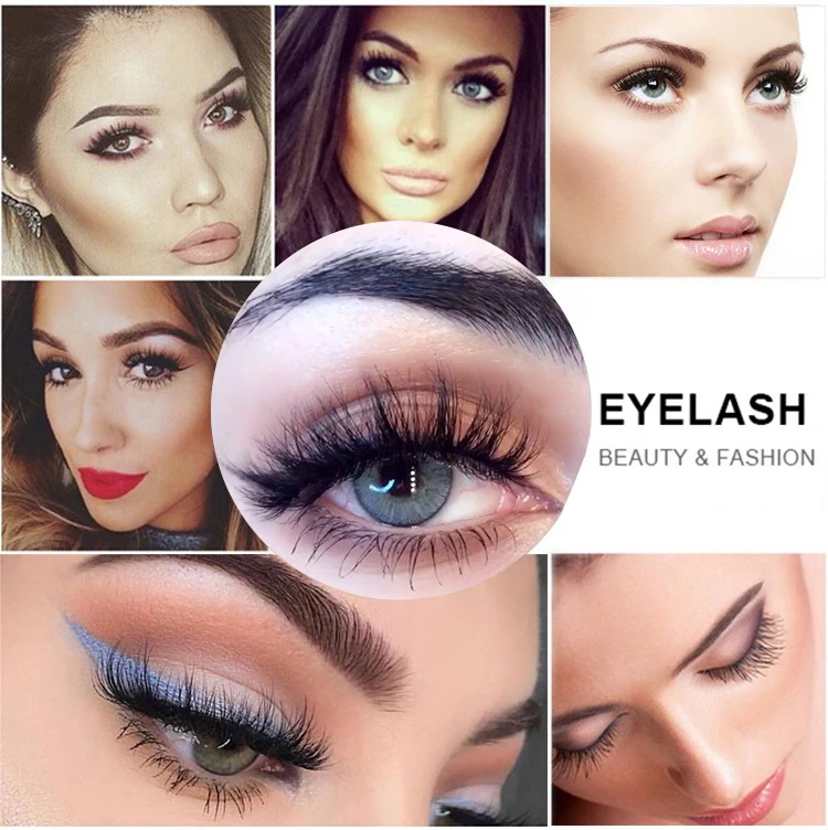 V YY Shaped Eyelash Extensions Weaving Effect Synthetic Mink Shape 2d
