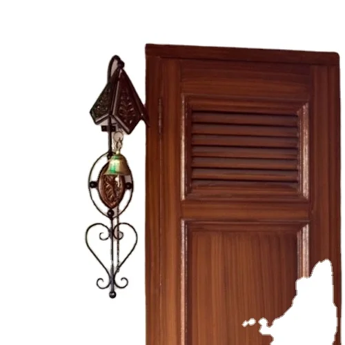 Wood Brass Door Hanging