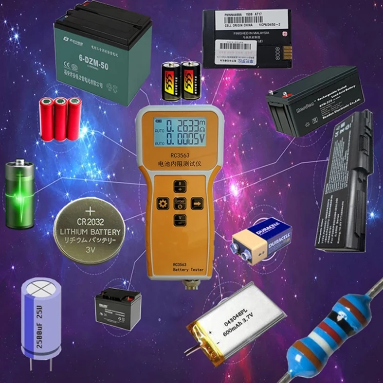 Высокоточный Ручной детектор внутреннего сопротивления батареи