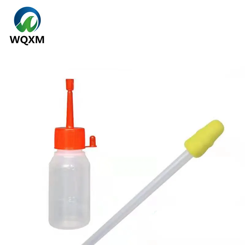  40/60/80/100ml Disposable Plastic Semen Bottle Colorful Transparent Round Pig Artificial Insemination