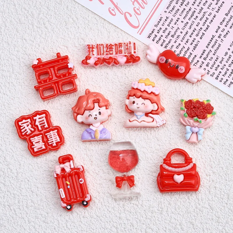 Wholesale Fashion Sweet Style Accessories Cute Girl Series Wedding Decoration Shoe Charms