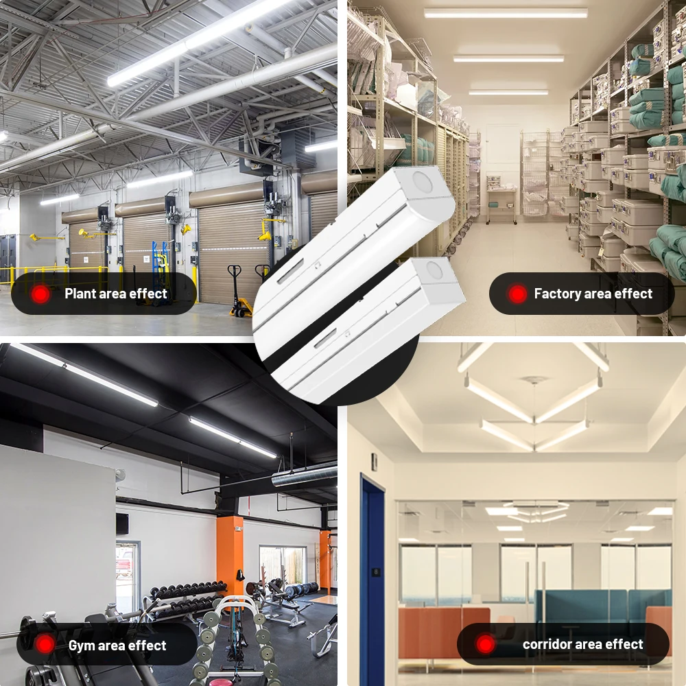 Brandon Commercial Led Batten Light Replacement Ce Ul Dlc Aluminum Batten Light Linkable Tube With Lehs For Supermarket