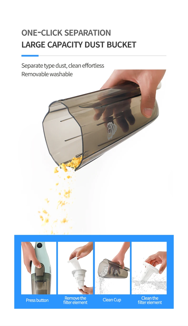 Electric stick Vacuum Cleaner Portable Vacuum Cleaner  2 in 1 Vacuum cleaner