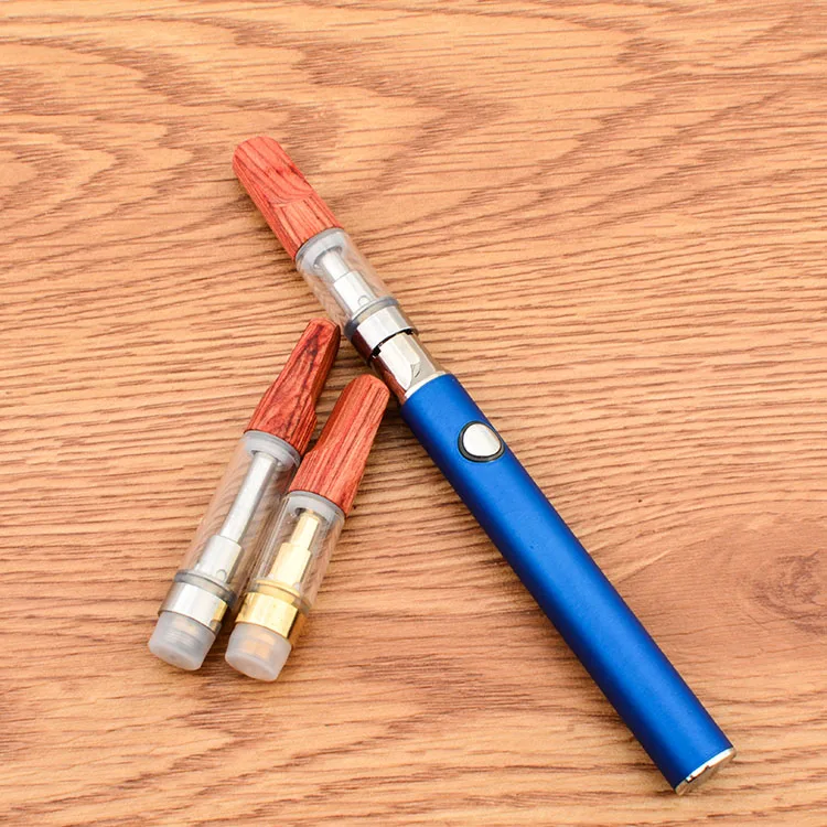 
510 thread vape cartridge wood tip wholesale ceramic coil no leaking wood cbd vape carts 510 custom cartridge 
