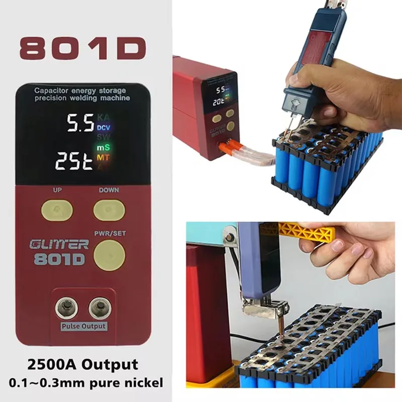 801D Pulse Battery Welding Machine Spot Welder Used For Welding Of Lithium Battery Pack Capacitor Energy Storage Spot Welder