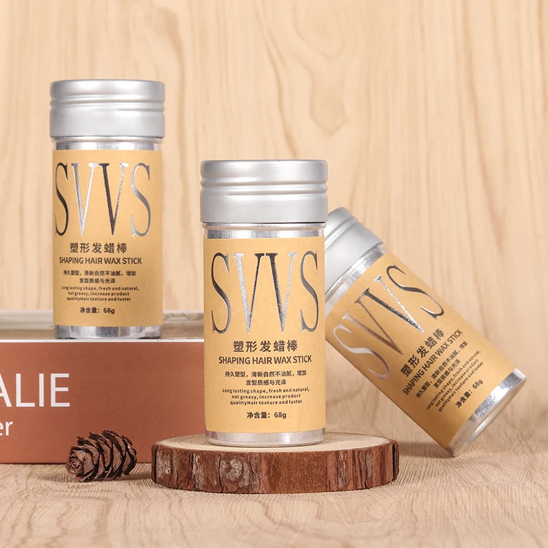 SVVS 68g Hotsale OEM private label men women hair gel styling products edge control hair wax stick