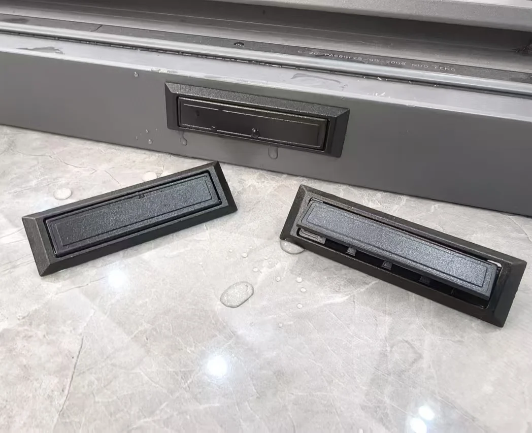 Modern Design Anti-mosquito Drainer Ageing Resistance Window Fitting Parts Warranty Plastic