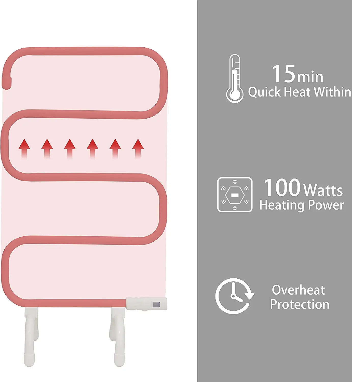 High Quality OEM Service Towel Warmer Electric Heated Electric Towel Rail Electric Towel Radiator