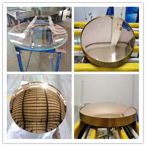 Декоративное зеркало из стекла для интерьера