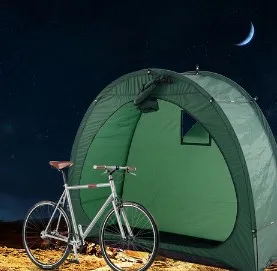 2021 Upgrade Bike Tent,Outdoor Bike Covers Storage Shed Tent Portable Bicycle Tent 210D Silver Coated Oxford Thick Waterproof F