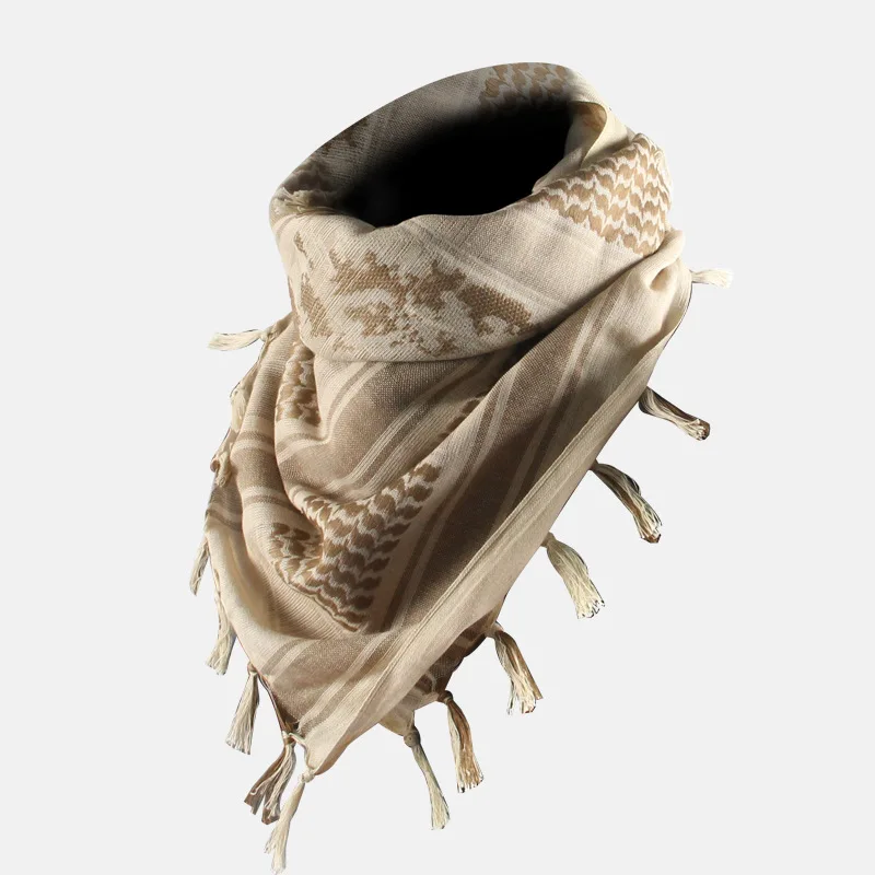 Spring and summer new Arabian square tactical scarf turban shawl scarf Palestinian Kuffiyeh