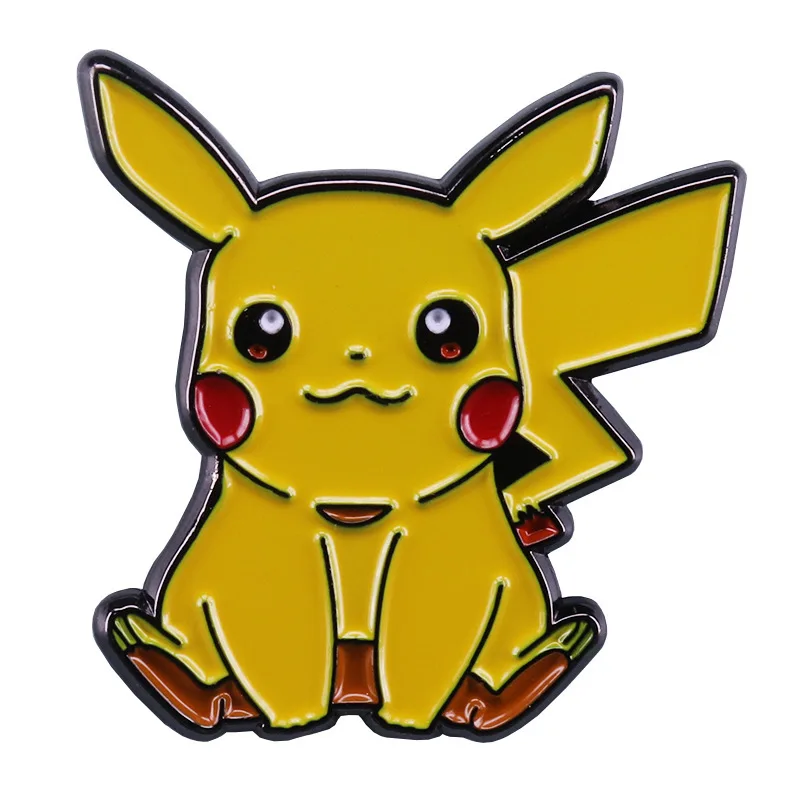 Besti Cute Anime Movies Badge Animal Game Lapel Pin Pokemon Anime Pikachu Enamel Pin for Gifts