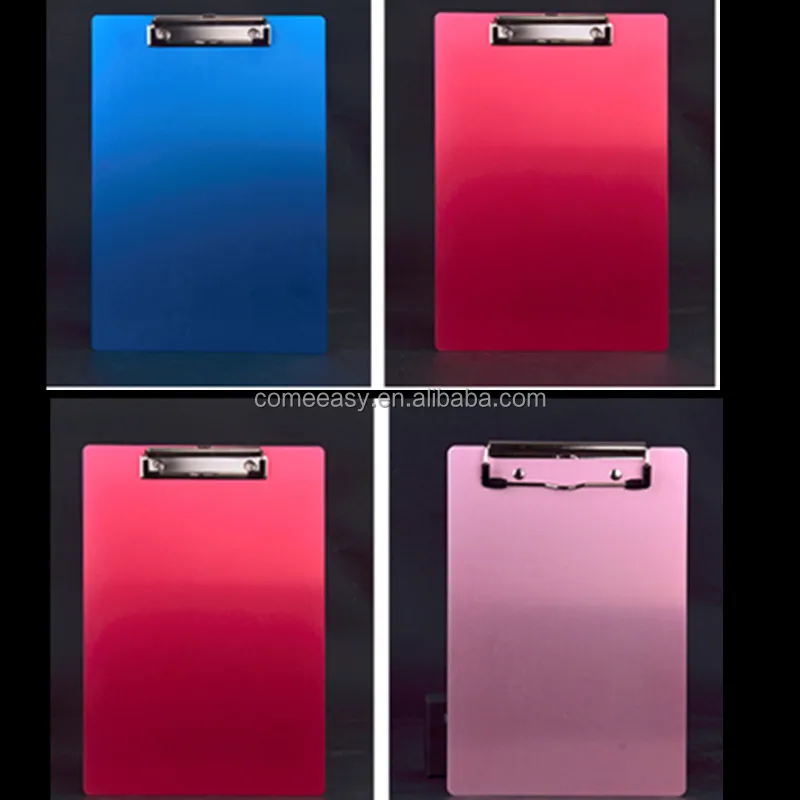 2024 Metal Aluminum Storage A4 Horizontal File Wall Mounted Clipboard Clips for Office