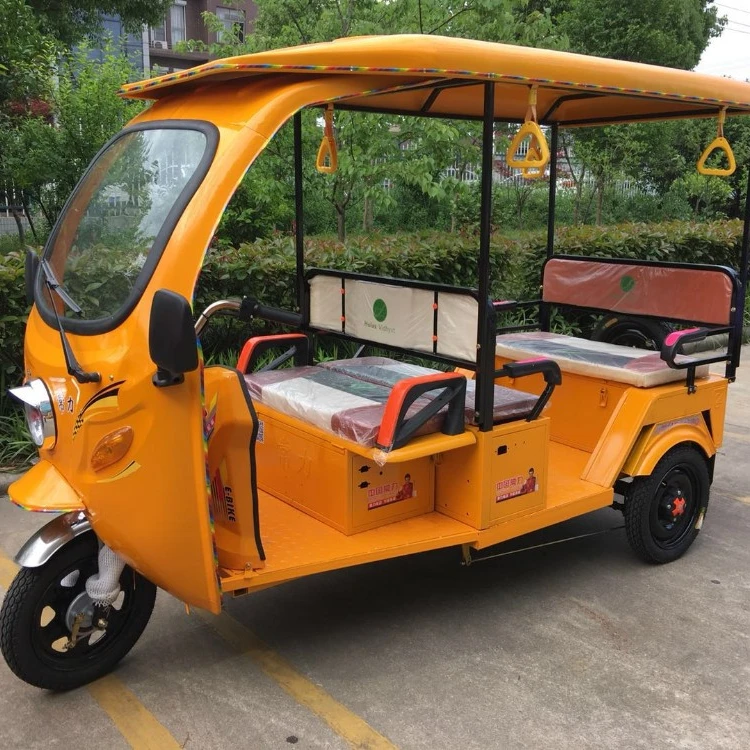 hot sale e-rickshaw 1200w 60V electric tricycle with ABS roof in best price in India