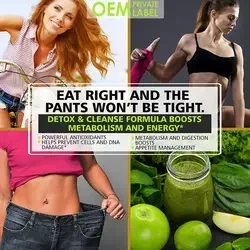 Customized herbal green pure natural body slimming flat abdominal fat curcumin reducing weight capsules