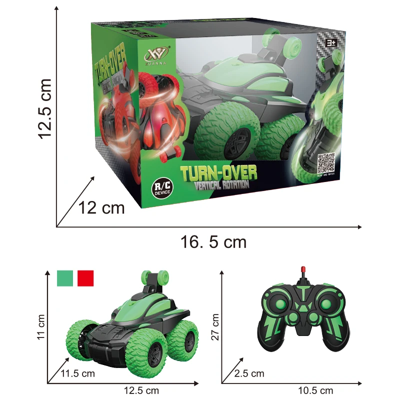 Лидер продаж электрический светильник HW 49 МГц 360 Вращающийся пульт дистанционного управления Радиоуправляемая машинка для трюков игрушечная и скалолазания