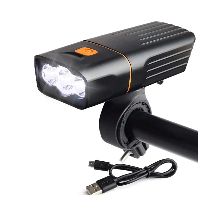 Road Cycling Safety Flashlight USB Rechargeable 800 Lumen Bicycle Lights Bright Led Bike Headlight with Power Bank