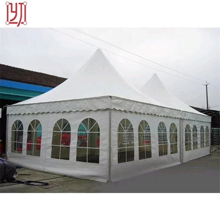 Beautiful aluminum frame 5x5m 8x8m 10x10m white luxury party pagoda tent for outdoors wedding marquee