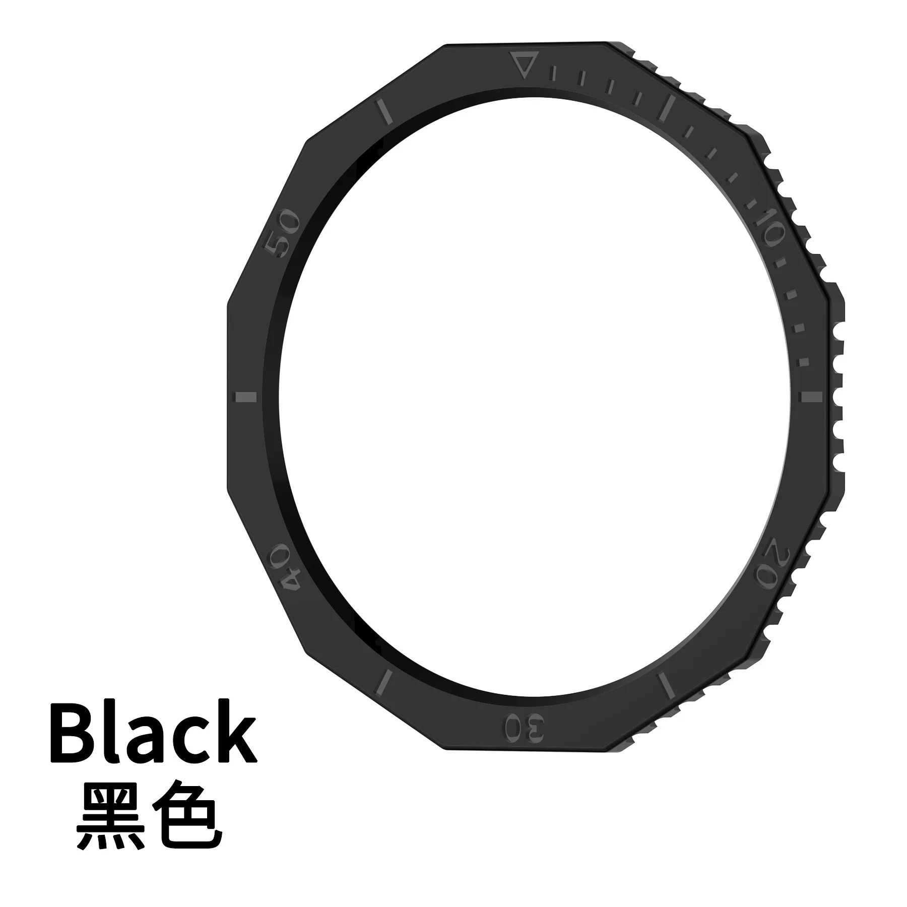 ShanHai For Samsung Galaxy Watch 6 Classic R950 R960 Watch6 Classic Bezel Cover Adhesive Case Rotatable Bumper Ring PC Material