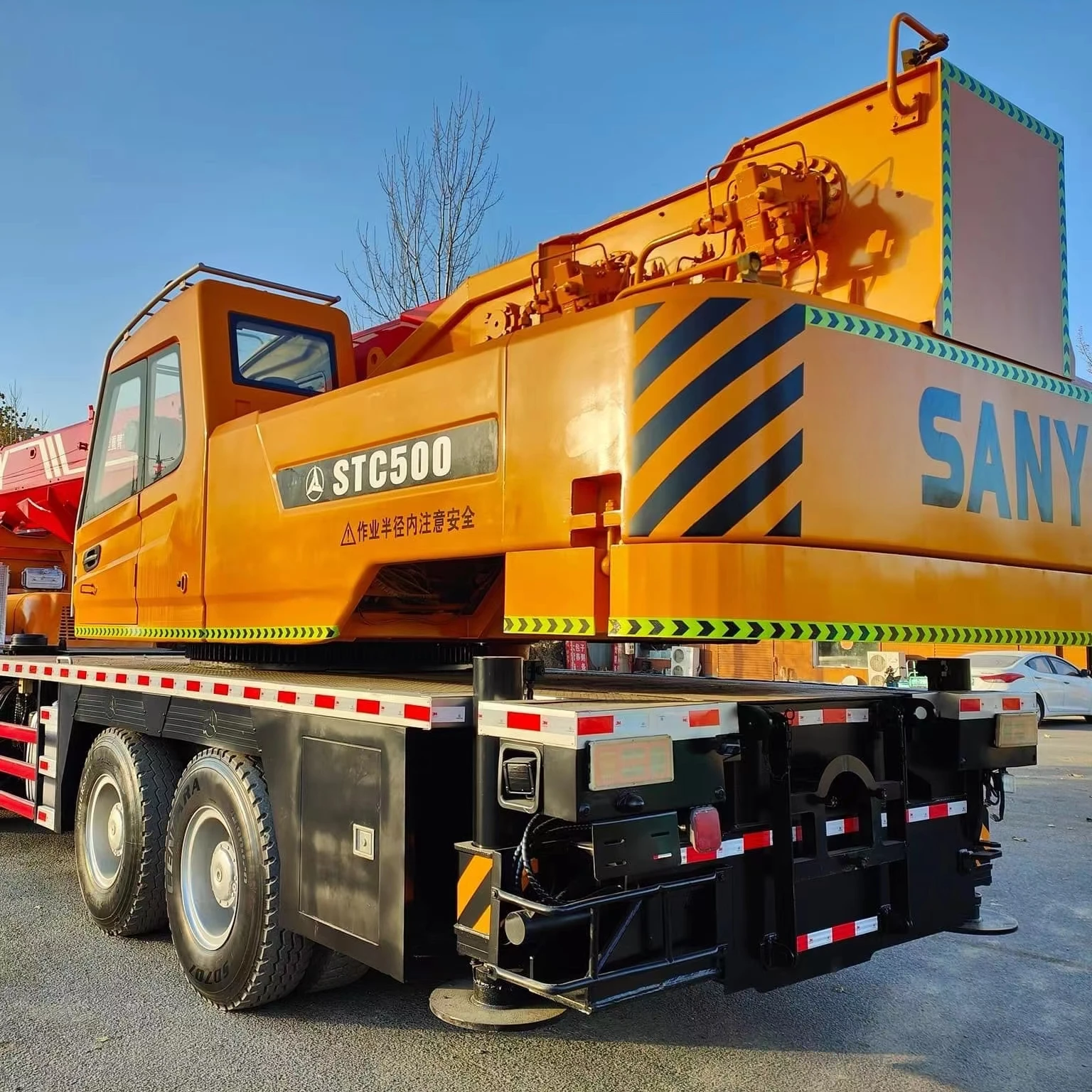 SANY STC500 truck crane 50ton truck crane mobile crane Chinese brand for construction machinery