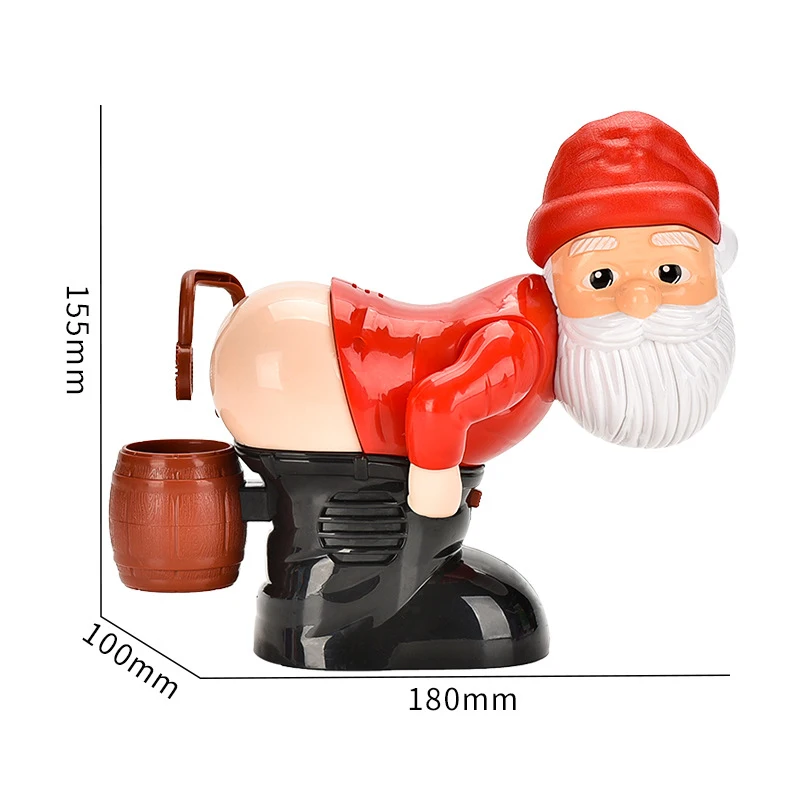 Christmas Bubble Machine With Light And Music Handheld Santa Claus Bubble Maker Machine