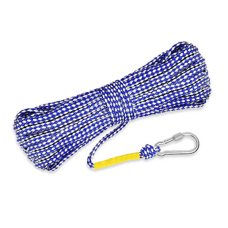 Hollow Braided PP-Polypropylene Anchor Line with Snap Hook or Spring Hook