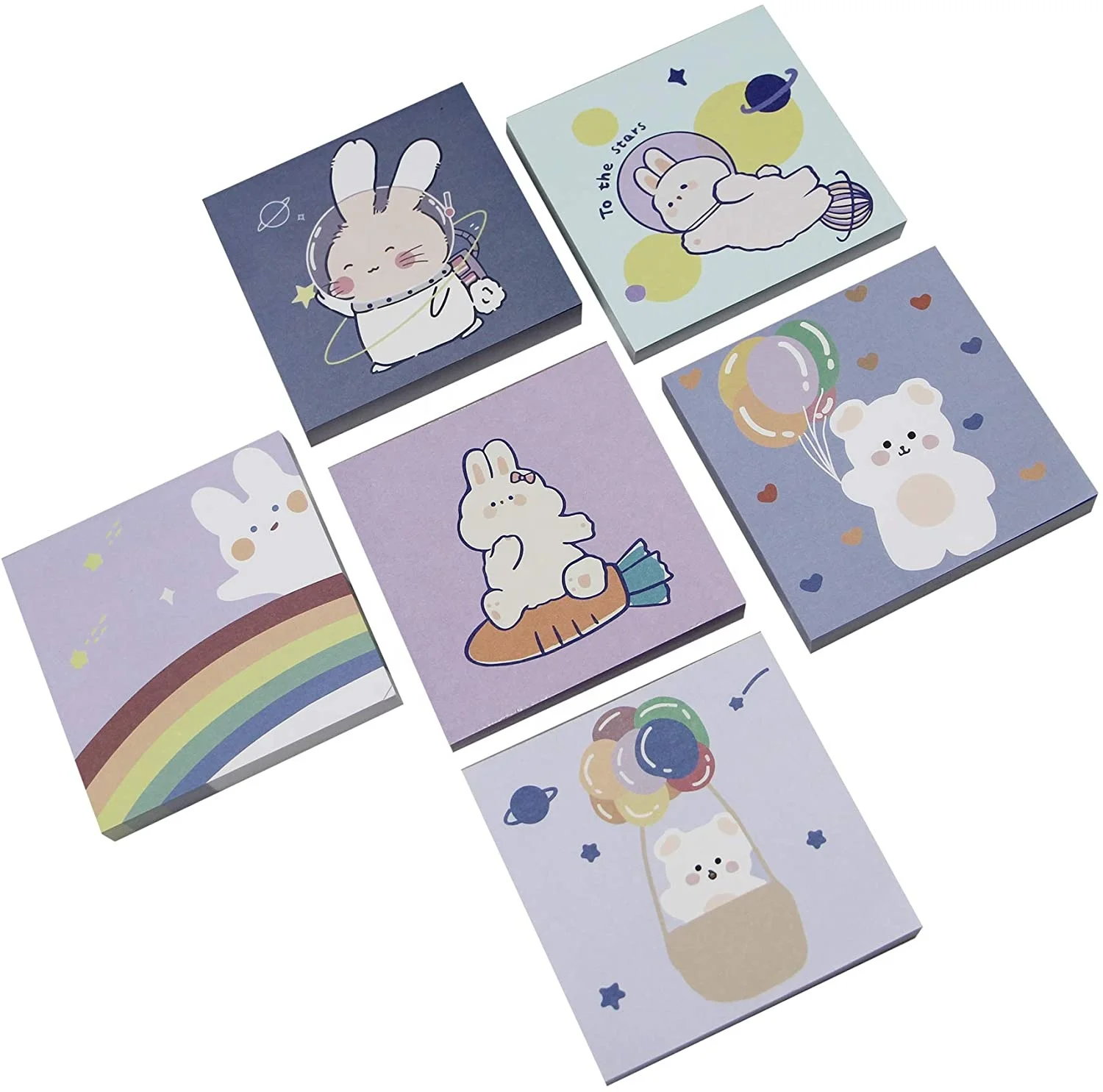 Custom Printed Mini Writable Notebooks Stickers Notepad Memo Pad