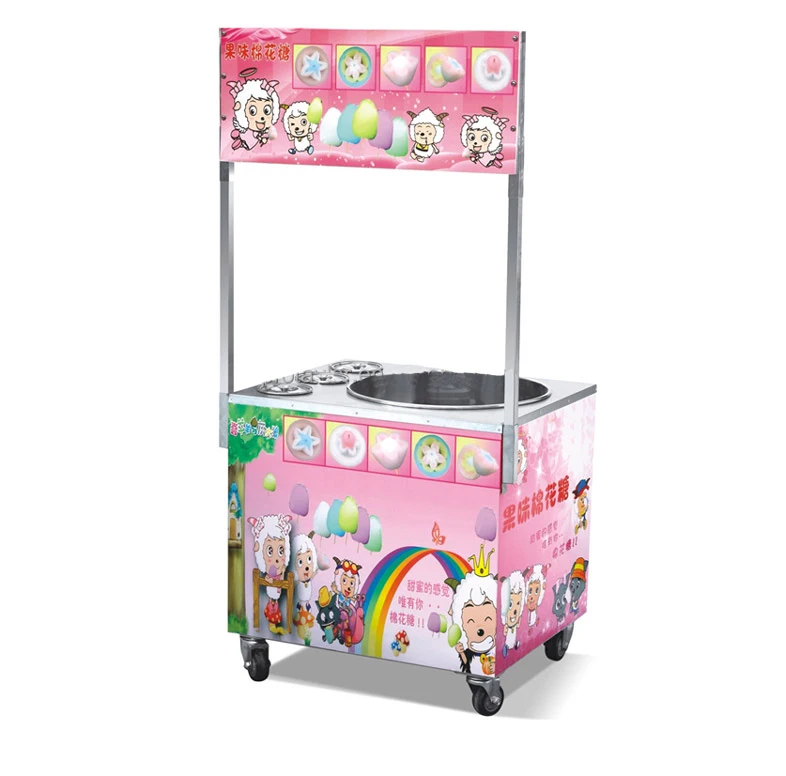 Cotton Sugar Candy Making Machine Small Size Candy Floss Maker Machine On Sale