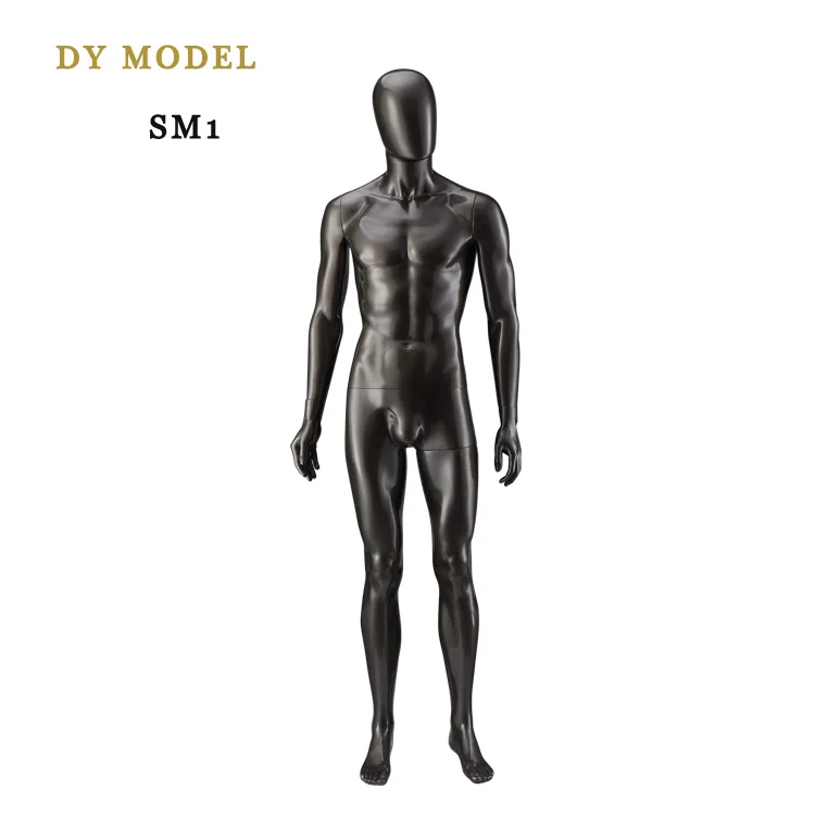 Inflatable male mannequin mannequin for showing clothes