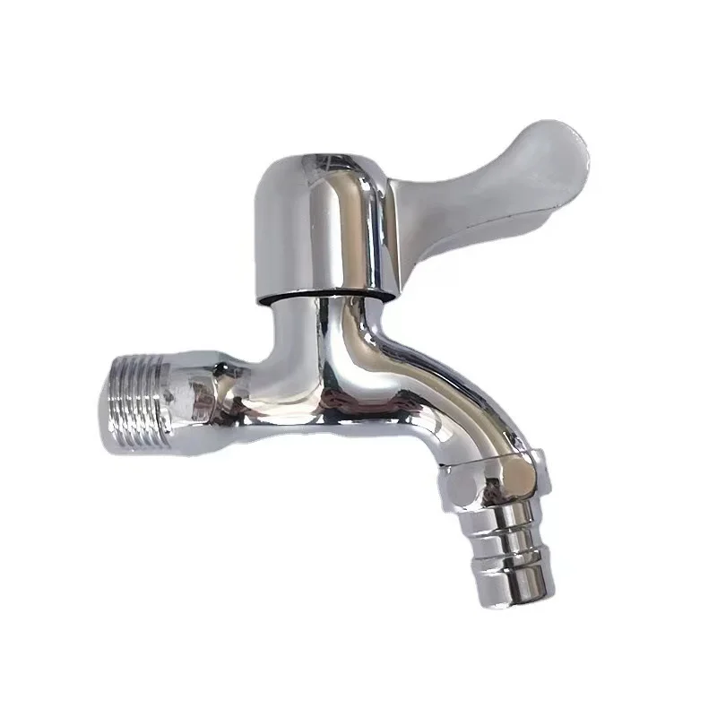 Wholesale DN15 Fast Open Zinc Alloy Modern Design Wall-Mounted Bibcock Washing Machine Water Tap For Outdoor Garden