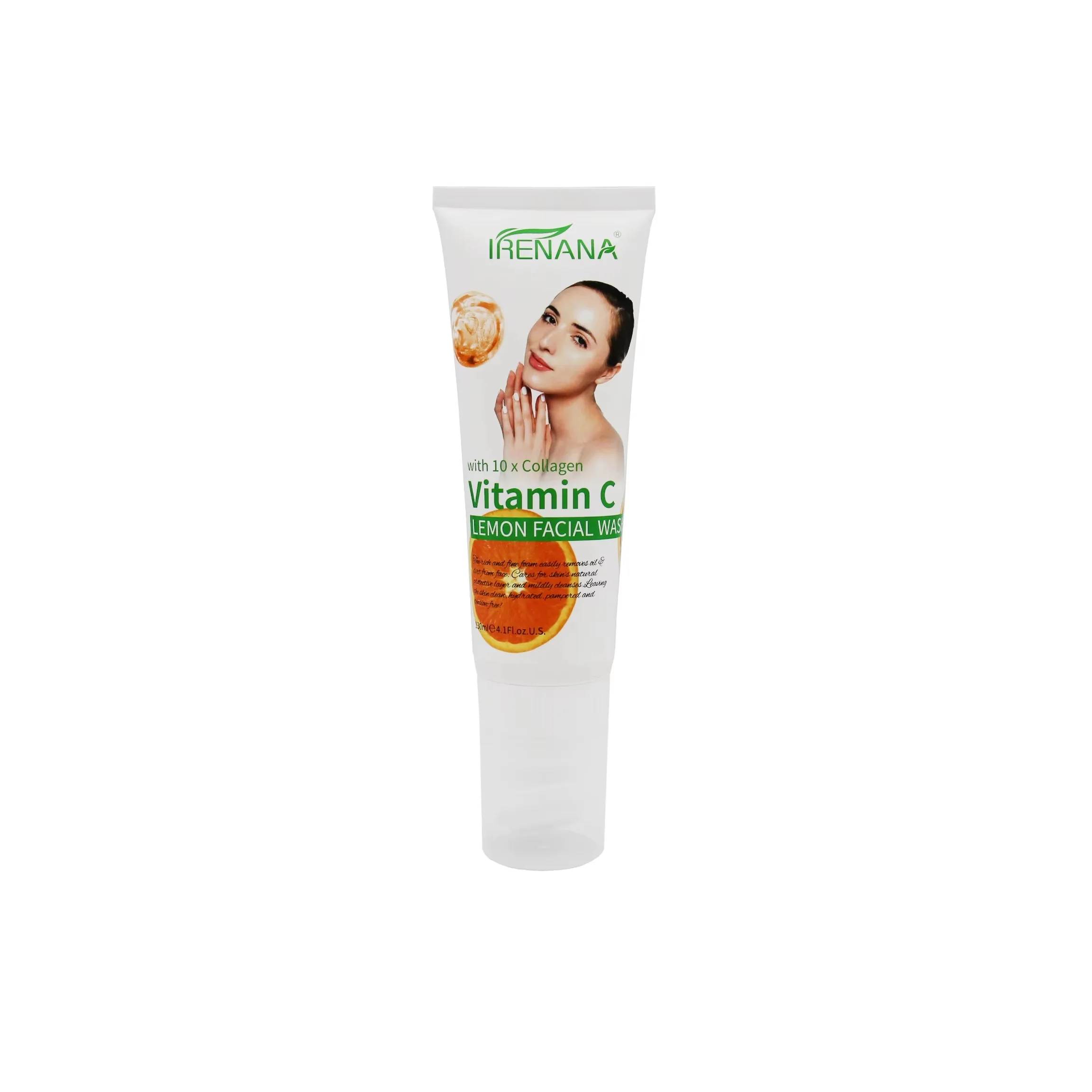 IRENANAS with10xcladin витамин С лимон для мытья лица 130 мл
