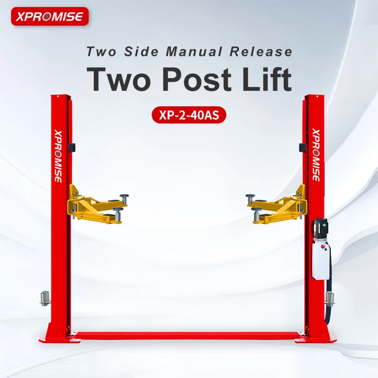 XPROMISE Factory price Two Side manual 4 ton auto lift two post lift