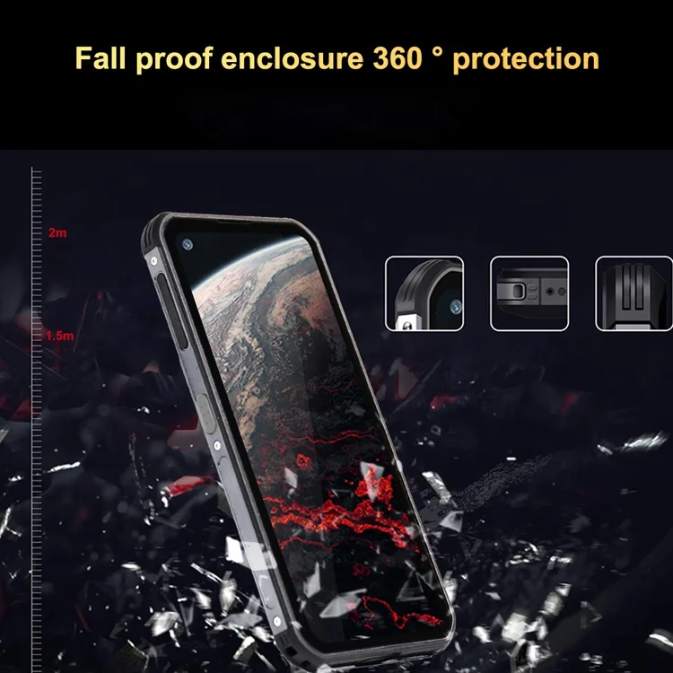 Phonemax unlocked GPS 4G fingerprint NFC 8+128GB outdoor industrial Atex explosion proof ip68 rugged cell phone