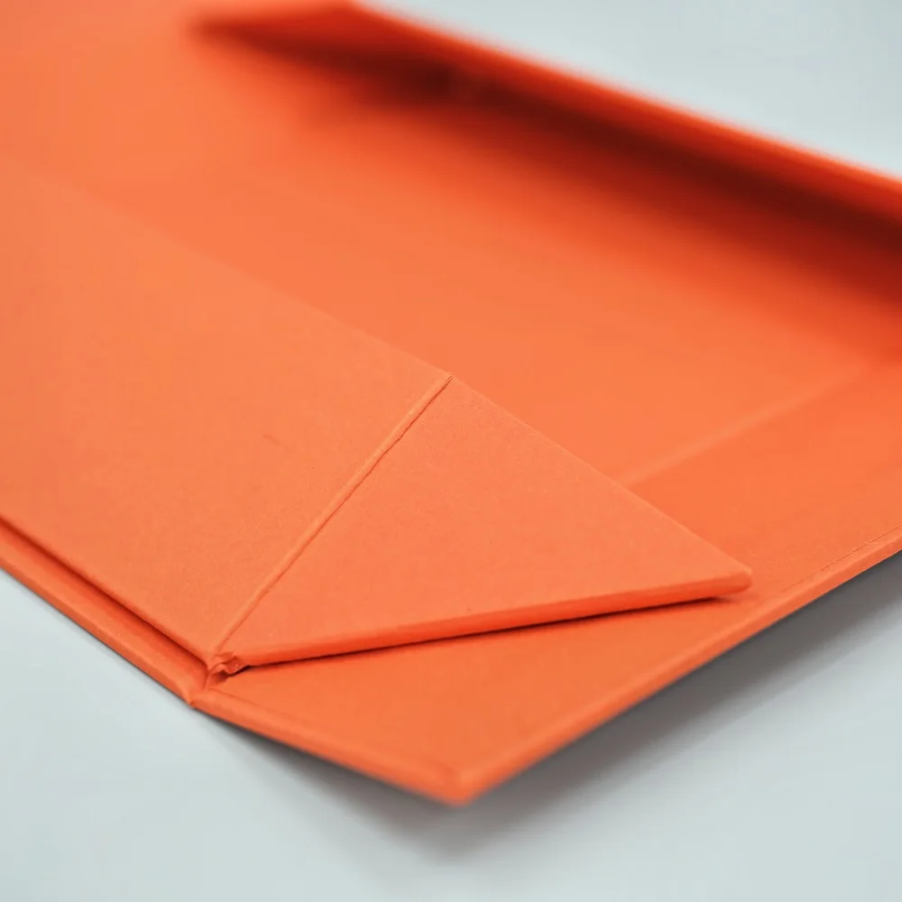 custom flip lid magnetic gift card box color printing flap pack empty packaging box