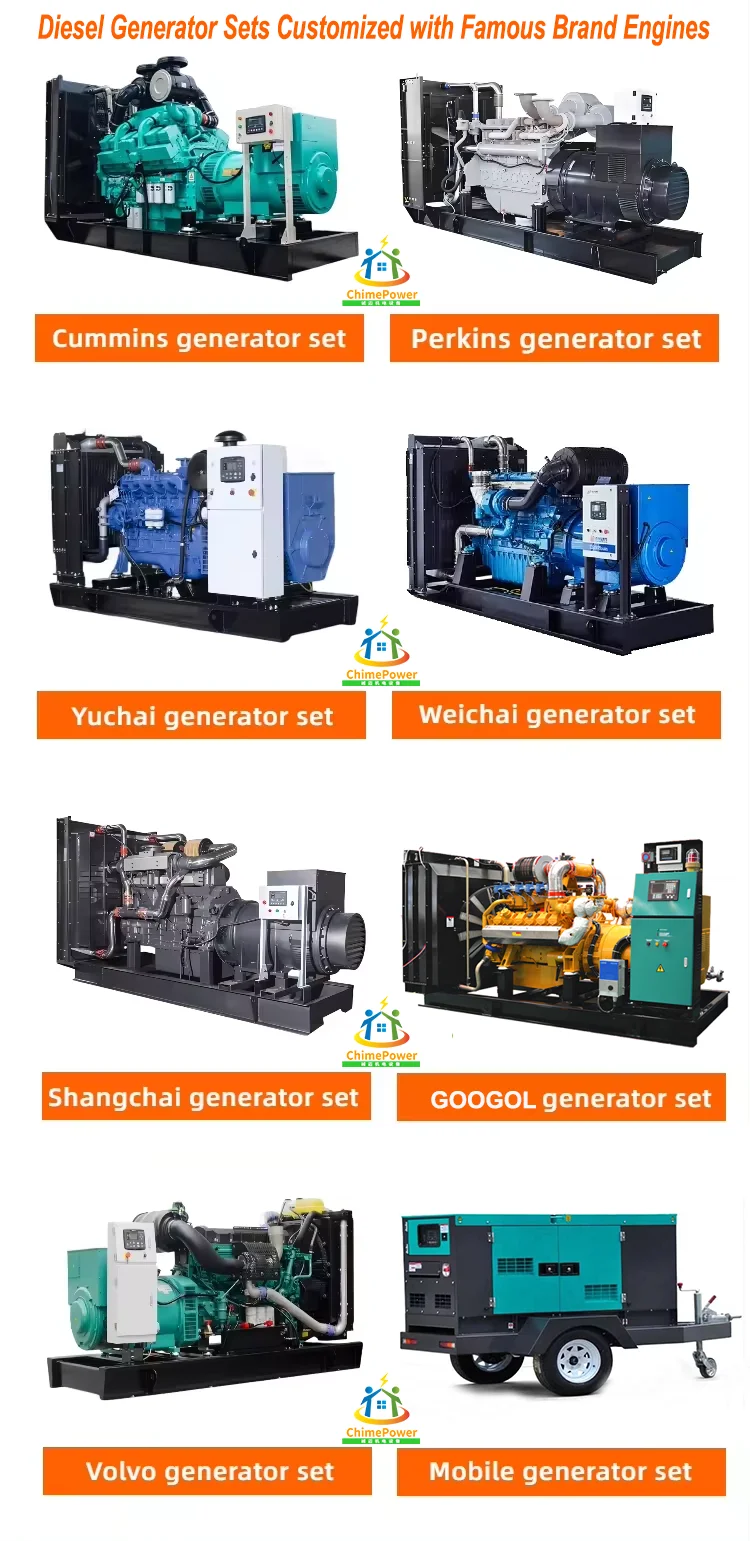New New ChimePower Brand Natural Gas Genset Gasoline Natural Gas Generator With Mtu Engine For Grids Lpg Gas Turbine Generating