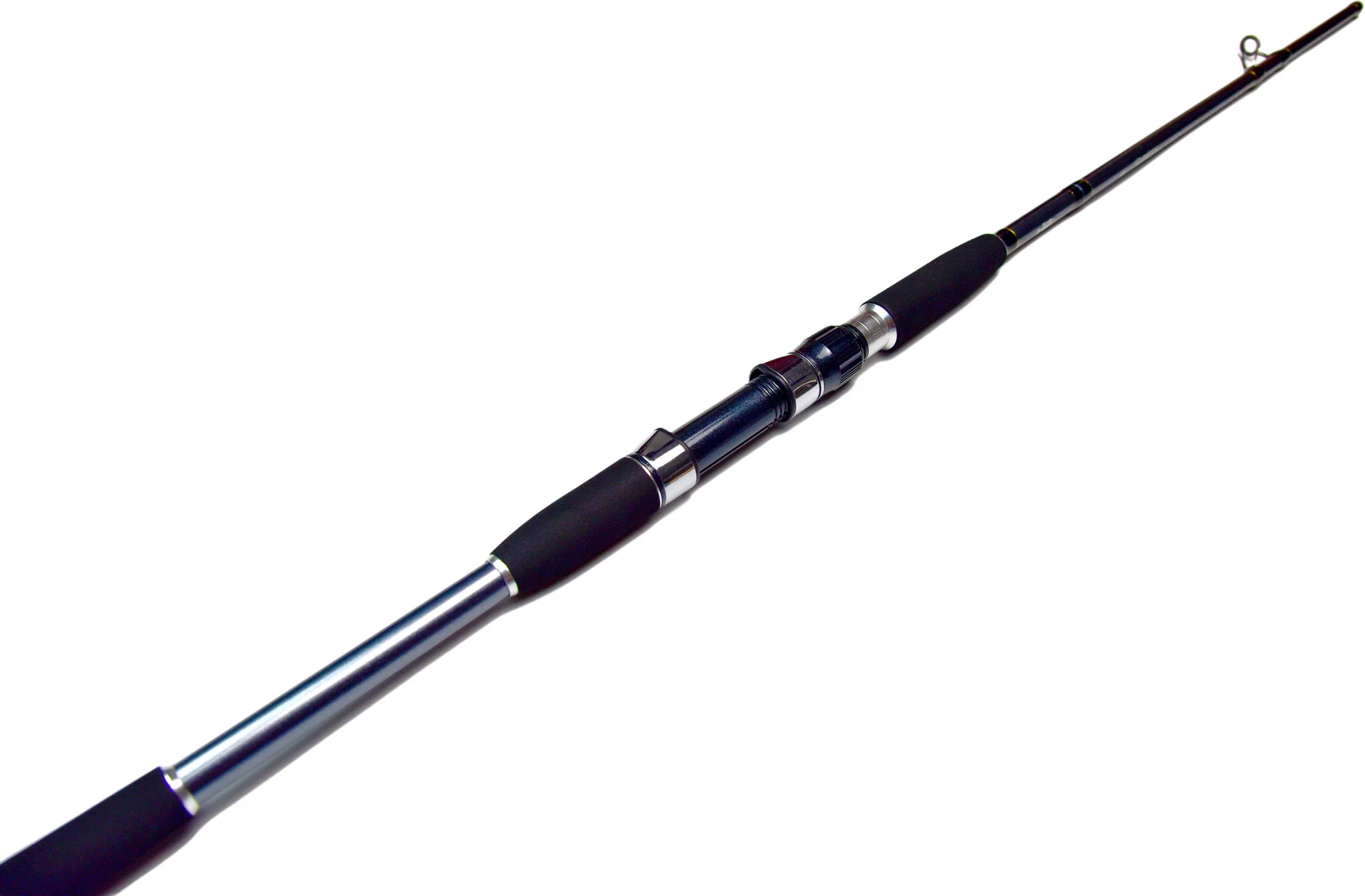 YJTY113 2.4m Carbon Fishing Rod 10-15lbs Big Game Trolling Soft Tip Snakehead Fish for Sea Saltwater River Lake Stream Fishing